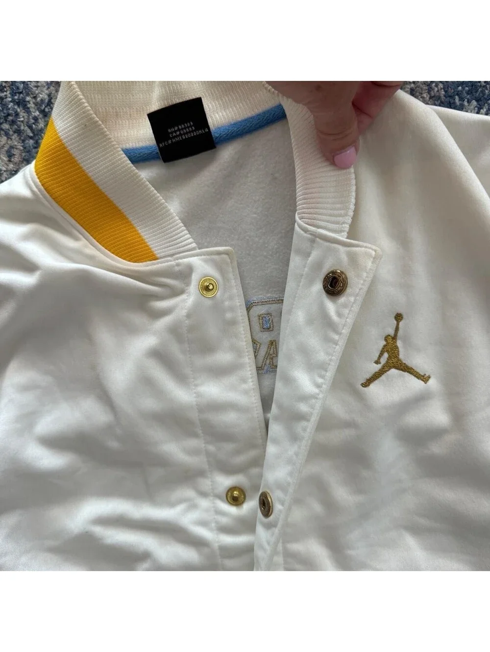 VINTAGE RARE Jordan brand suit top, (warm-up jacket) size medium